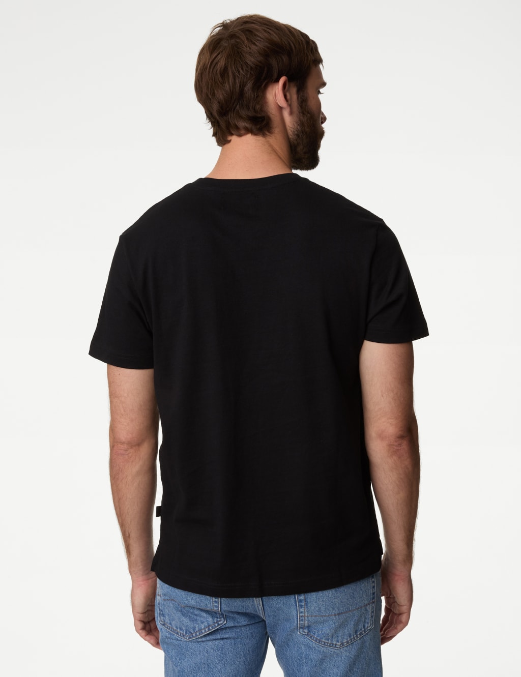 2pk Pure Cotton Crew Neck T-Shirts image 5