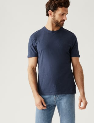 7pk Pure Cotton Crew Neck T-Shirts - IL
