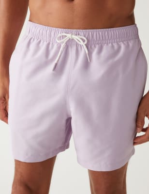 

Mens M&S Collection Quick Dry Swim Shorts - Soft Lilac, Soft Lilac