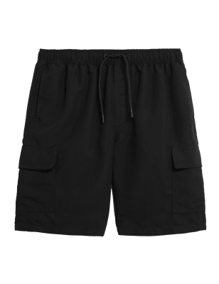 

Mens M&S Collection Schnell trocknende Cargoshorts - Black, Black