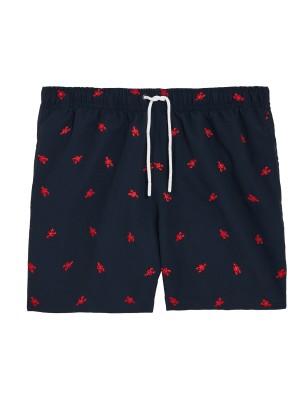 

M&S Collection Bañador de secado rápido con diseño de langostaMens - Dark Navy, Dark Navy
