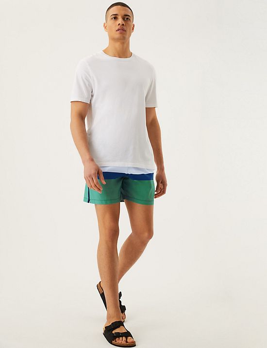 greenish blue. Adjustable waist ‘Teal’ M&S Autograph Swim Shorts Waist 40” 