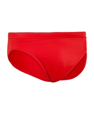 

Mens M&S Collection Quick Dry Swim Briefs - Red, Red