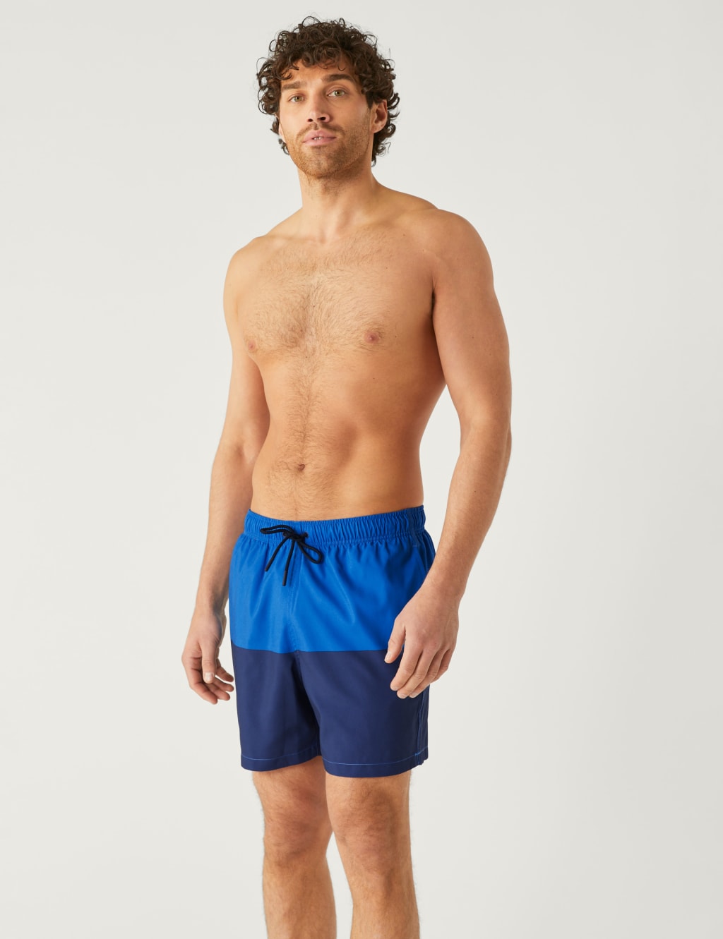Quick Dry Colour Block Swim Shorts image 3