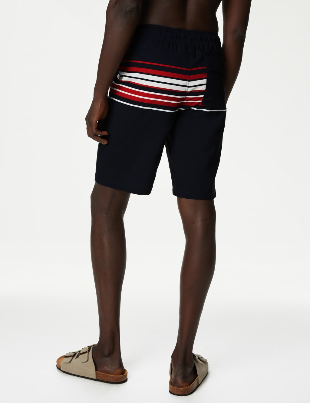Quick Dry Striped Swim Shorts image 4