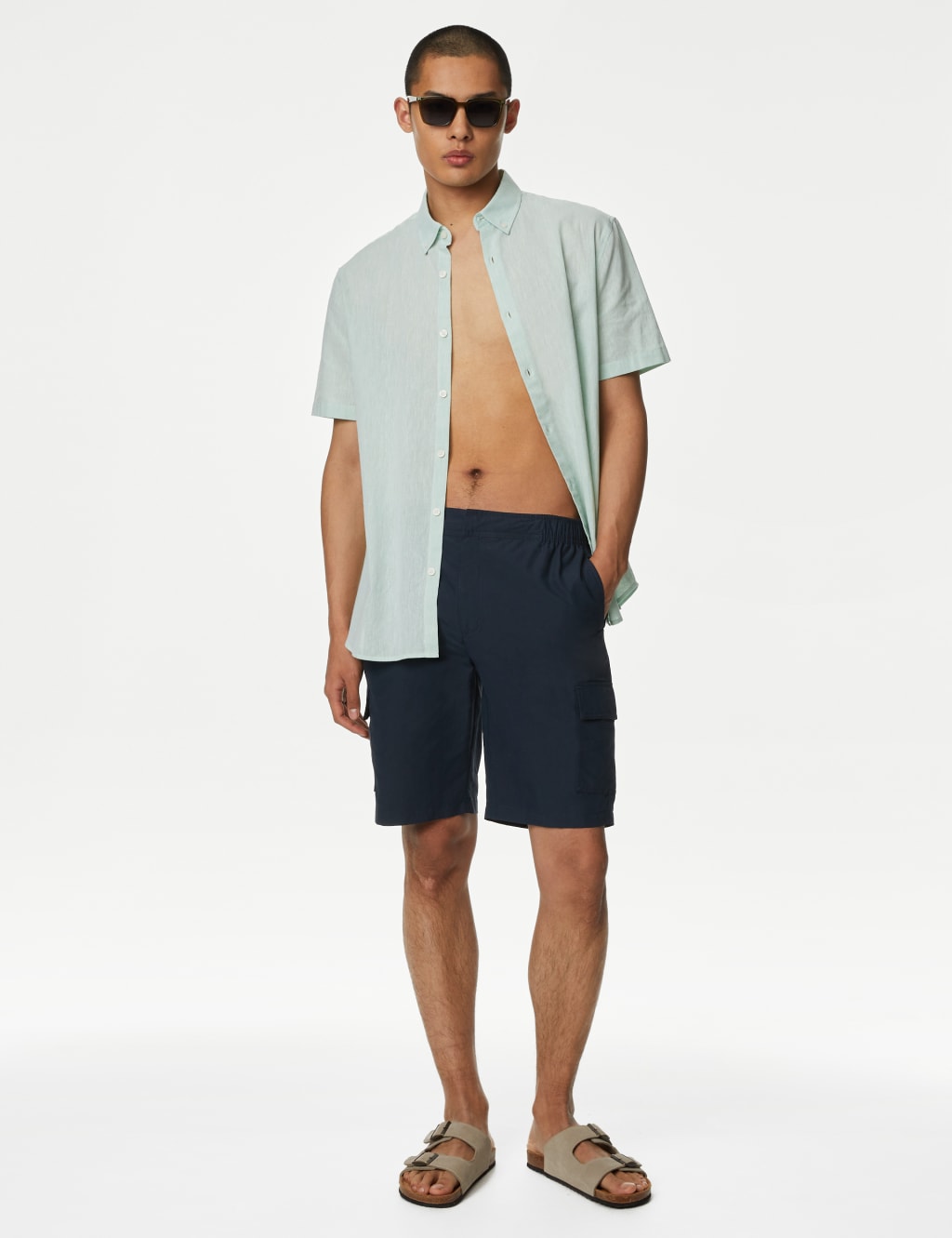 Quick Dry Pocketed Cargo Swim Shorts image 2