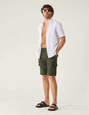 

M&S Collection Bañador cargo de secado rápido con bolsillosMens - Khaki, Khaki