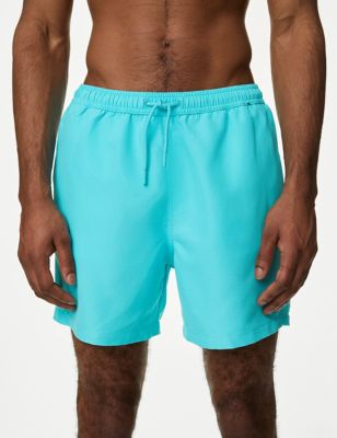 

Mens M&S Collection Quick Dry Swim Shorts - Bright Turquoise, Bright Turquoise