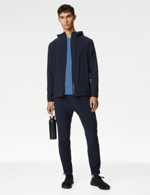 

Goodmove Chaqueta con capucha de manga larga con cremalleraMens - Navy, Navy