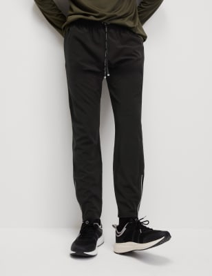 Stretch Drawstring Zip Pocket Joggers