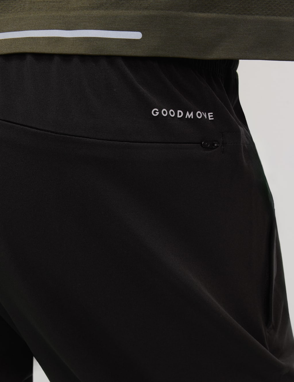 Stretch Drawstring Zip Pocket Joggers image 3
