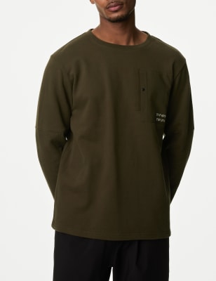 

Mens M&S Collection Pure Cotton Long Sleeve Top - Khaki, Khaki