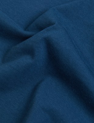 

Mens GOODMOVE Slim Fit Pure Cotton Sports T-Shirt - Dark Blue, Dark Blue