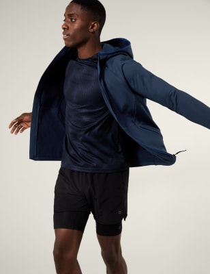 

Mens Goodmove Fleece-Jacke mit Reißverschluss - Medium Navy, Medium Navy