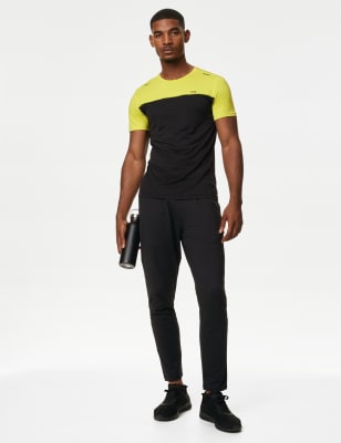 

Mens Goodmove Colour Block Training T-Shirt - Black Mix, Black Mix