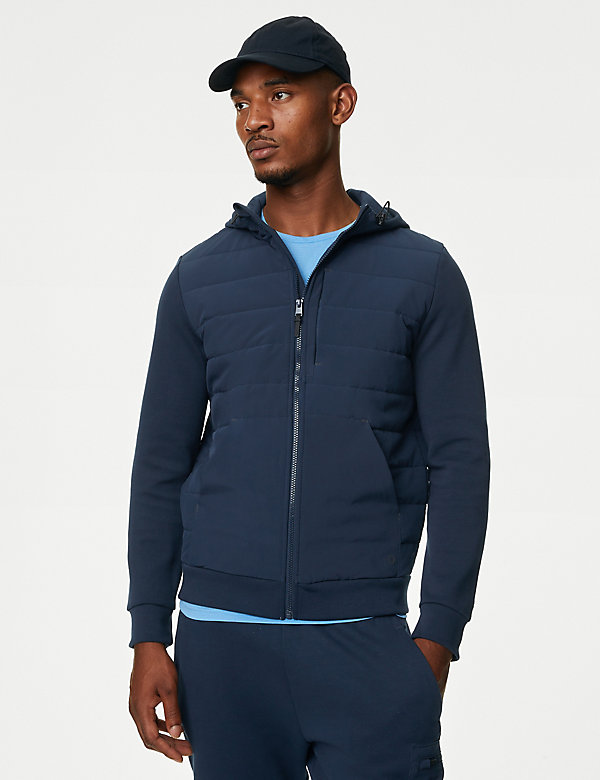 Go Easy Quilted Hoodie - BE