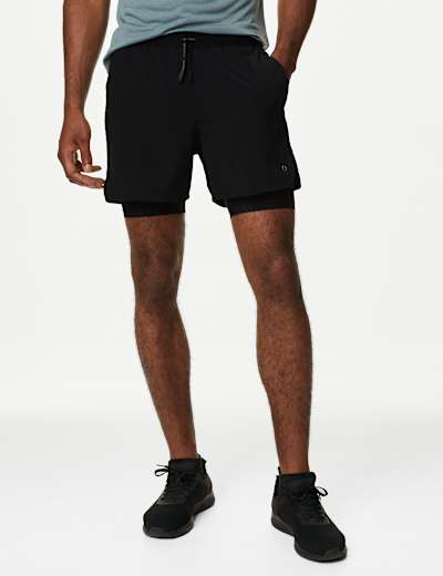 Double Layer Training Shorts