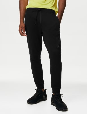 Tracksuit Bottoms Men With Zip Pocketsdrawstring Cargo Trousers