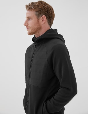 

Mens GOODMOVE Trainings-Hoodie mit hohem Baumwollanteil - Black, Black