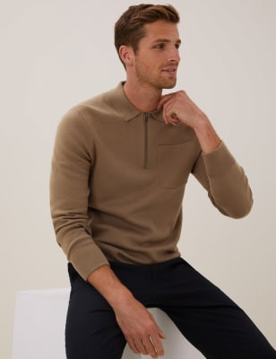 Marks and spencer outlet long sleeve polo