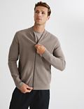 Premium Cotton Zip Up Knitted Bomber