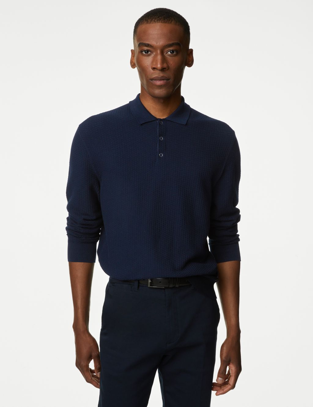 Men's Knitted Polo Shirts | M&S