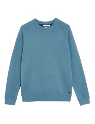 

Mens Autograph Wool Blend Double Faced Jumper - Turquoise, Turquoise