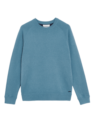 

Mens Autograph Wool Blend Double Faced Jumper - Turquoise, Turquoise