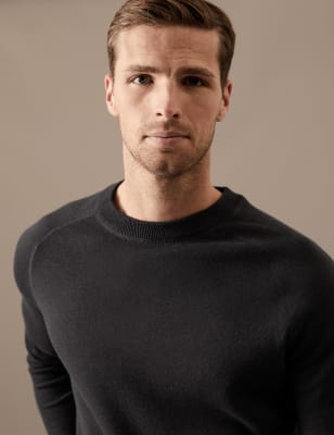 

Mens Autograph Doppelseitiger Pullover aus Wollmischung - Carbon, Carbon