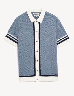 Cotton Modal Knitted Polo Shirt