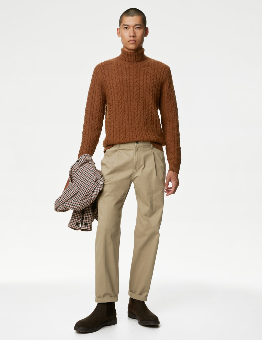Extra Fine Merino Wool Jumper with Cashmere image 4