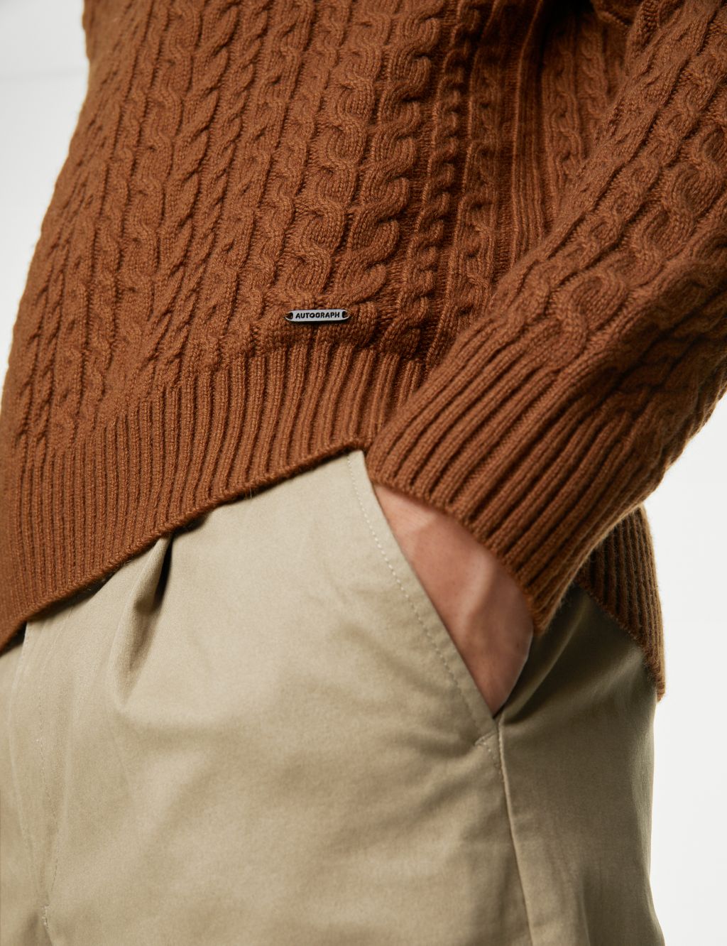Extra Fine Merino Wool Jumper with Cashmere image 7