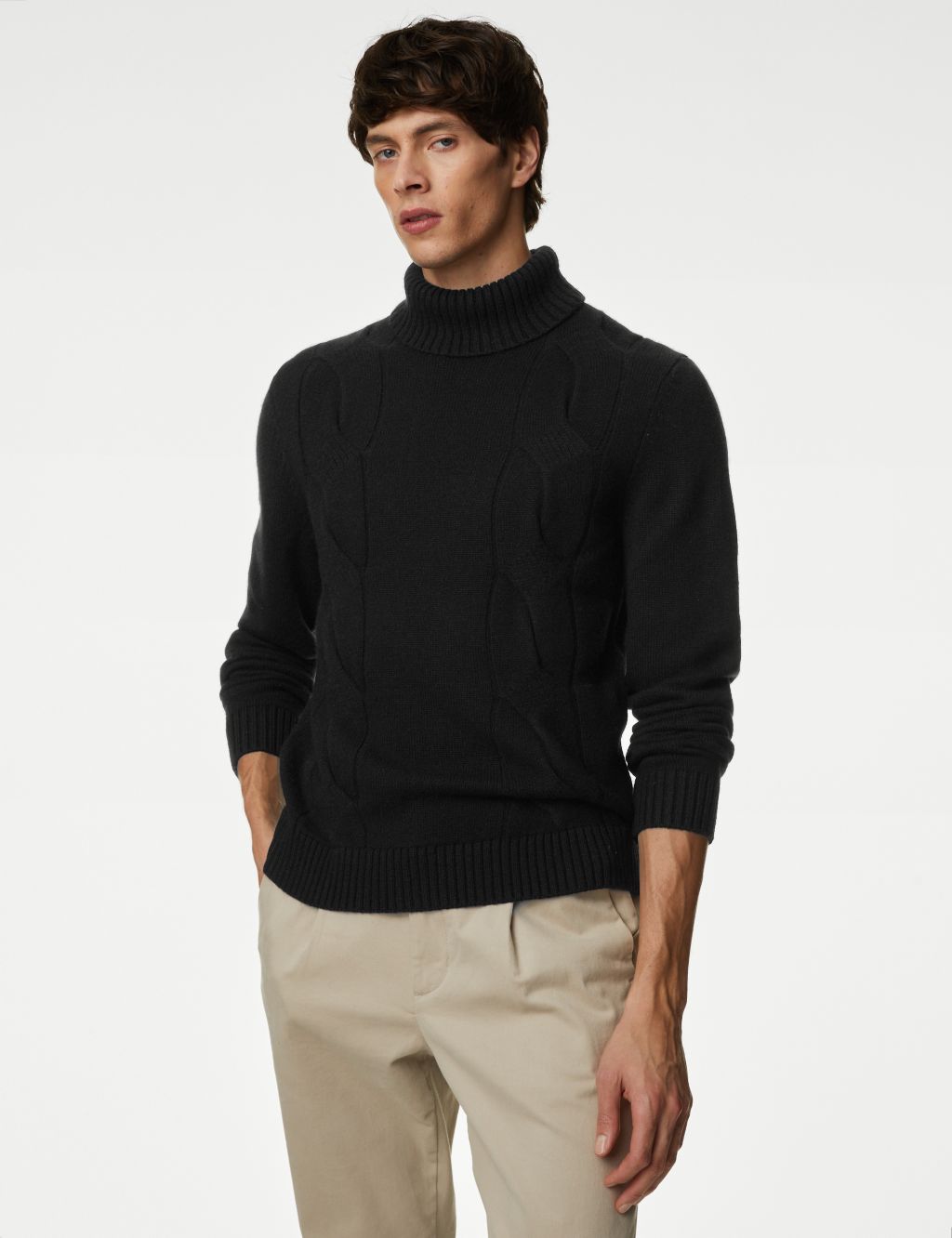 Extra Fine Merino Wool Jumper with Cashmere image 4