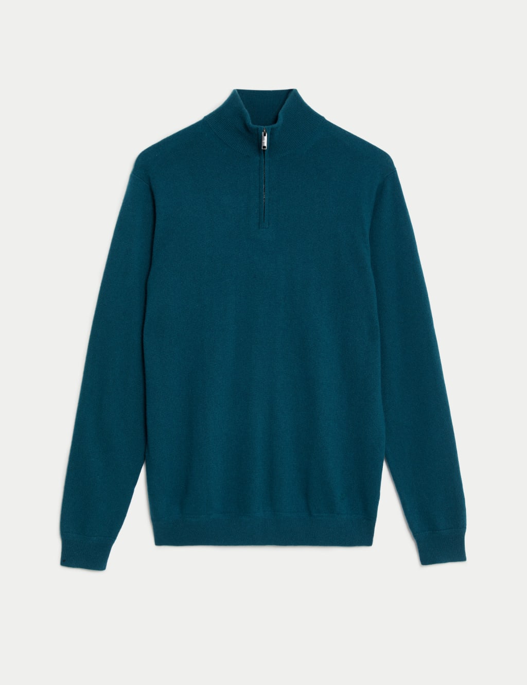 Pure Cashmere Half Zip Jumper image 2