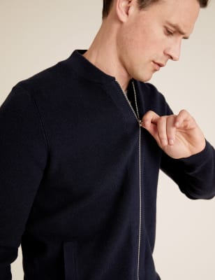 Ribbed Knitted Bomber - SE