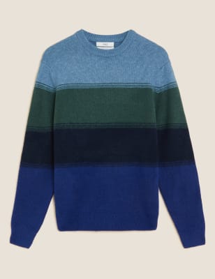Fern Striped Crew Neck Jumper