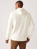 Cotton Blend Knitted Hoodie