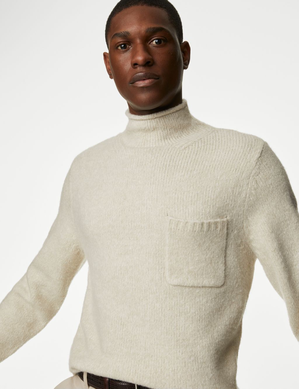 Chunky High Neck Jumper image 1