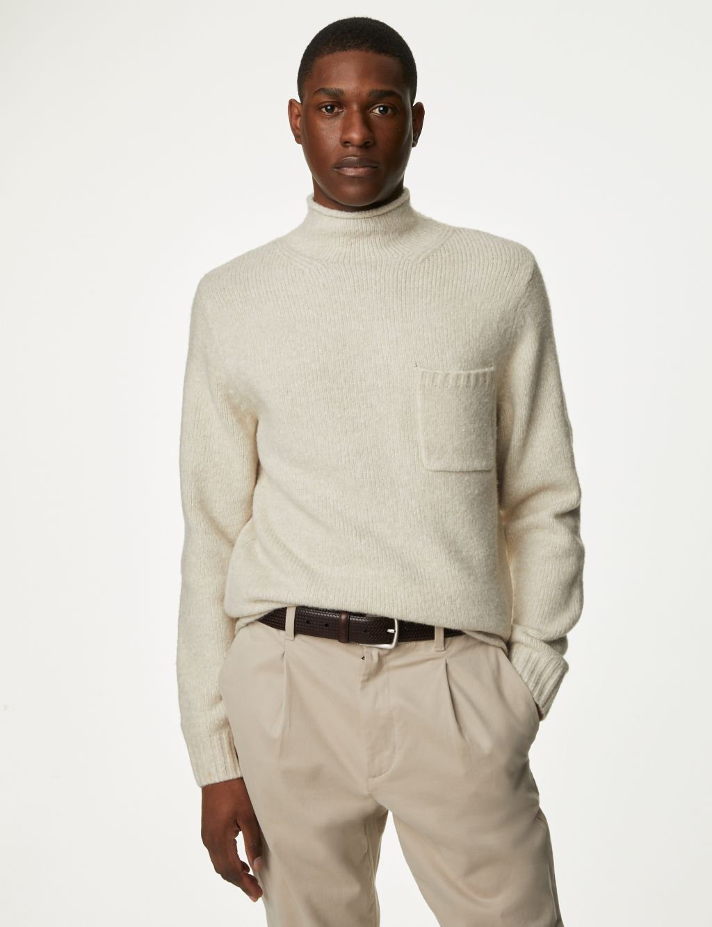 Chunky High Neck Jumper image 4