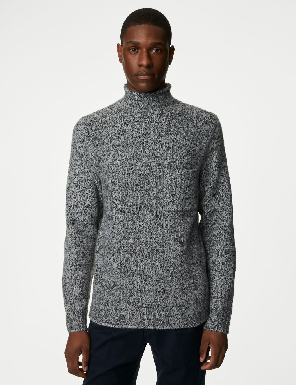 Chunky High Neck Jumper image 4