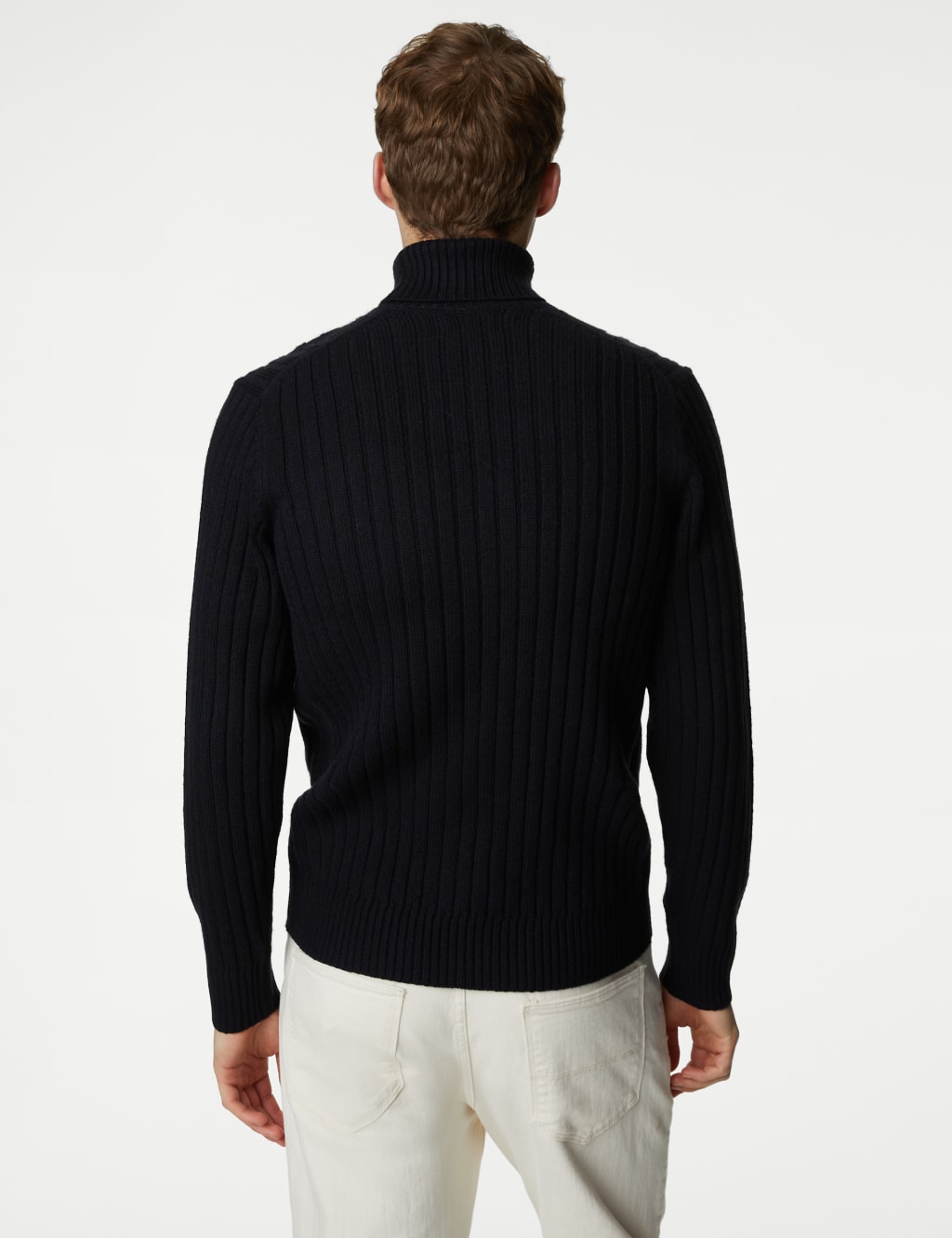 Chunky Cable Roll Neck Jumper image 5
