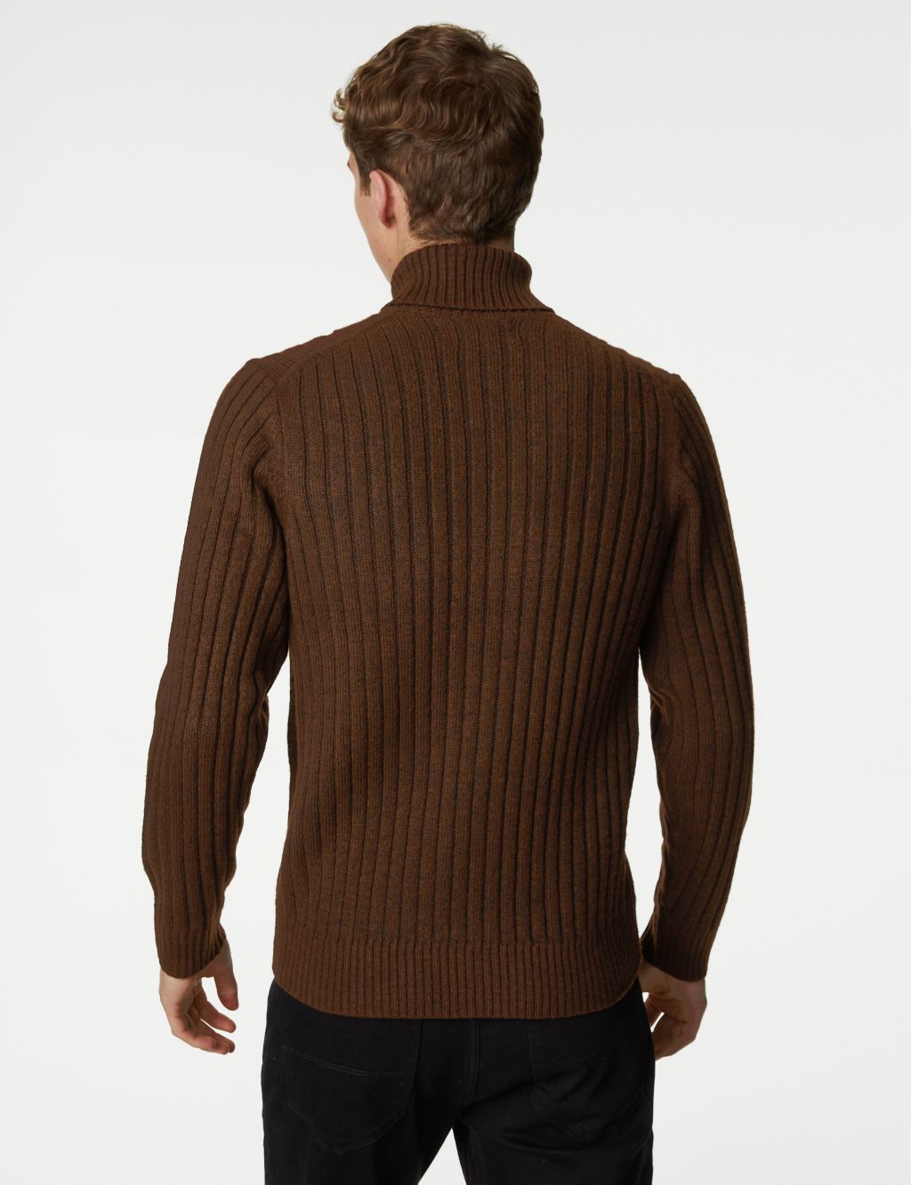Chunky Cable Roll Neck Jumper image 5