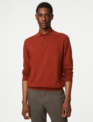 Cotton Rich Tipped Knitted Polo Shirt