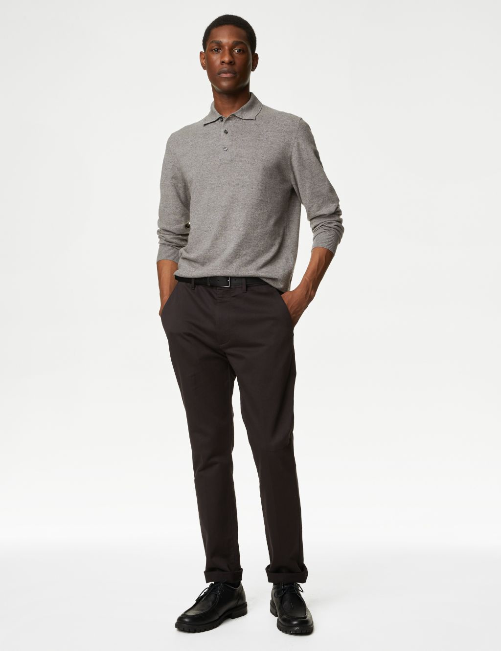 Men's Knitted Polo Shirts | M&S