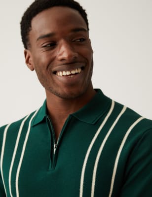 Marks and shop spencer knitted polo