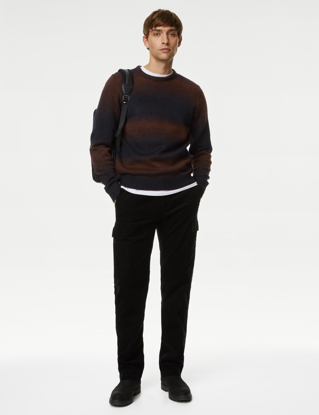 Striped Crew Neck Jumper image 3