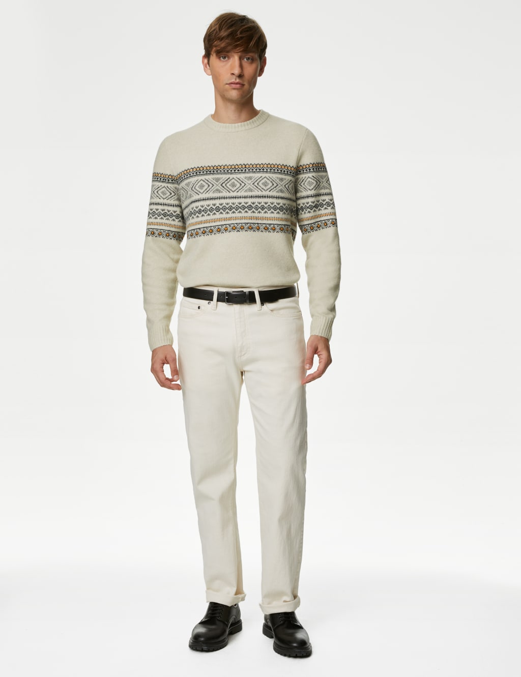 Fair Isle Crew Neck Jumper image 3