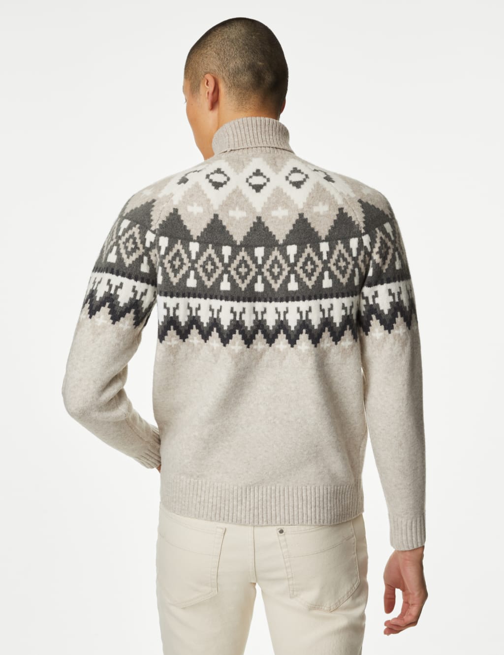 Fair Isle Roll Neck Jumper image 5