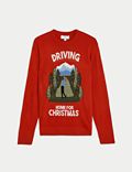 Golfer Christmas Crew Neck Jumper