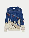 Pure Cotton Ski Christmas Jumper